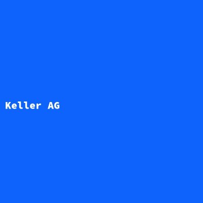 Hersteller: Keller AG