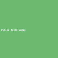 Weiche Beton-Lampe