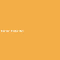 Harter Stahl-Hut