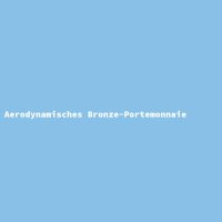 Aerodynamisches Bronze-Portemonnaie