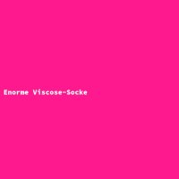Enorme Viscose-Socke