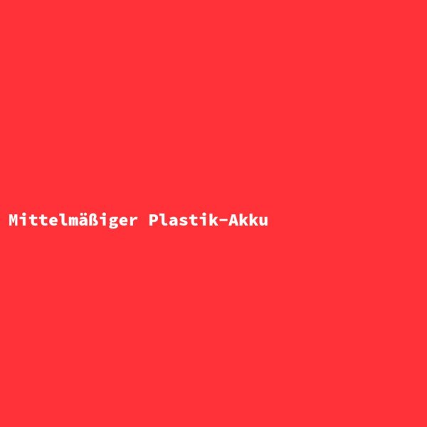 Mittelm&auml;&szlig;iger Plastik-Akku