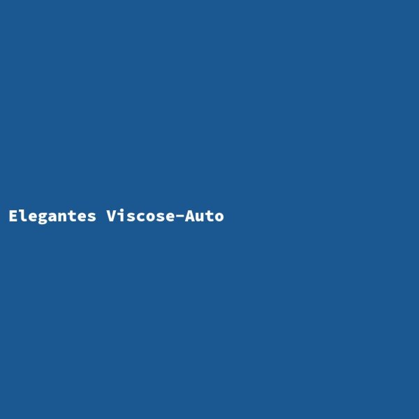 Elegantes Viscose-Auto