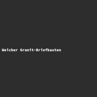 Weicher Granit-Briefkasten